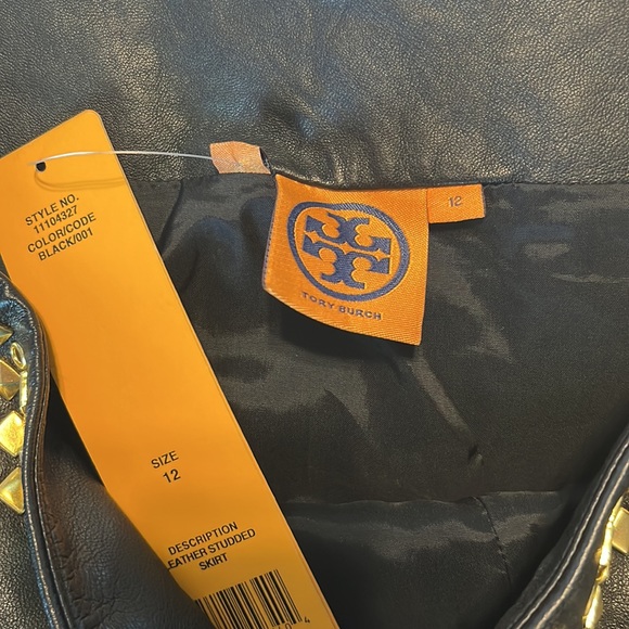 Tory Burch Leather Skirt - Picture 3 of 10